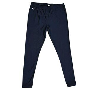Under Armour Thermal ColdGear Leggings Black Base Layer Running Pants Womens XL